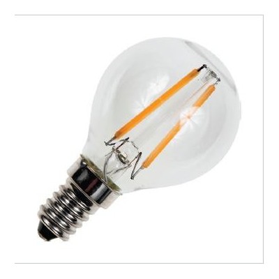 E14 závit Dekorativní koule G45x75mm 230v 1.5W AC 2500K 150Lm stmívatelná 15Kh