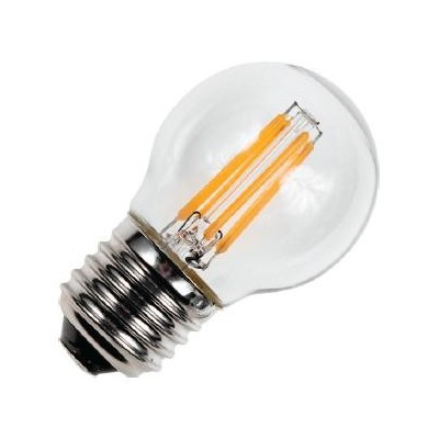 E27 závit Dekorativní koule G45x75mm 230v 3W AC 2500K 300Lm stmívatelná 15Kh