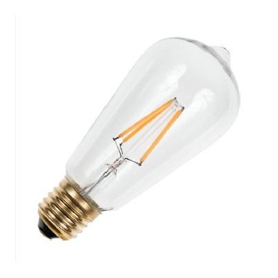 E27 závit Dekorativní rustika ST58x130mm 230v 3W AC 2500K 320Lm stmívatelná 15Kh