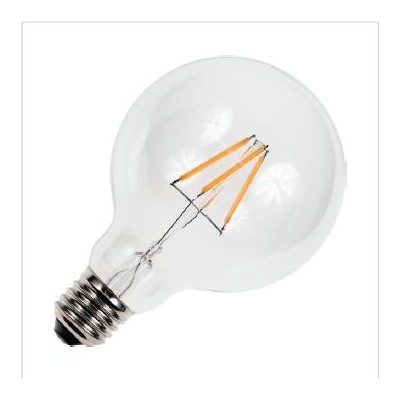 E27 závit Dekorativní koule G80x120mm 230v 3W AC 2500K 320Lm stmívatelná 15Kh