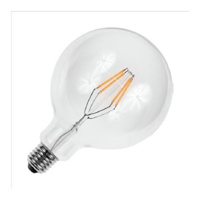 E27 závit Dekorativní koule G125x180mm 230v 3W AC 2500K 320Lm stmívatelná 15Kh