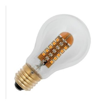 E27 závit COSY GLS 60x105mm 220-240v 2.8W AC 2200K 56x3528 MSD 140Lm stmívatelná 20Kh