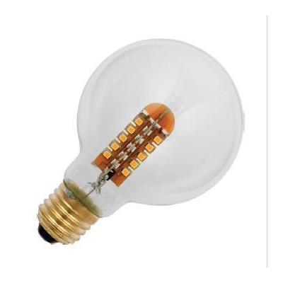 E27 závit GLOBE G80x117mm 220-240v 2.8W AC 2200K 56x3528 MSD 140Lm stmívatelná 20Kh