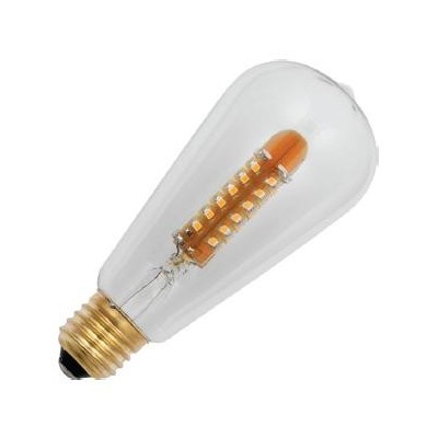 E27 závit COSY ST64x143mm 220-240v 2.8W AC 2200K  56x3528 MSD 140Lm stmívatelná 20Kh