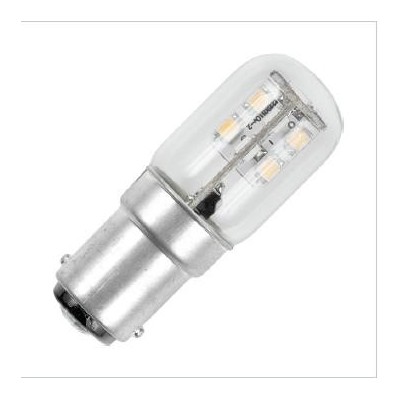 Ba15d patice stackled T20x55 24V 4+16 led (2835SMD) 48-60lm WW