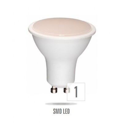 LED GU10 230V 1,2W SMD 3528 30LED teplá bílá