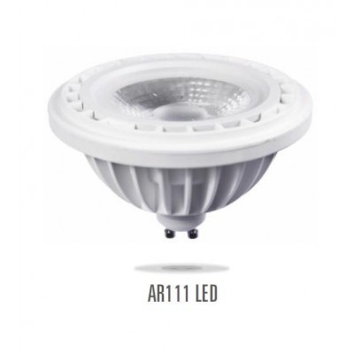 LED AR111 GU10 230V 17W SMD3030 60° studená bílá