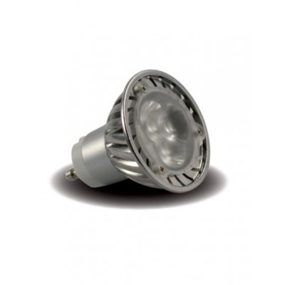 LED žárovka MR16 GU10 6W 220V 6500K 3 LED  50.000 h