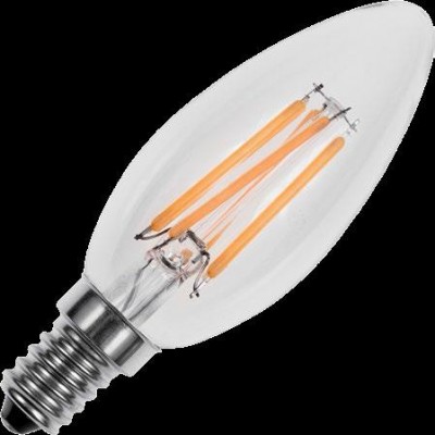 E14 LED svíčka  C35x100mm 300Lm 4W 925 TR-stmívatelná čirá