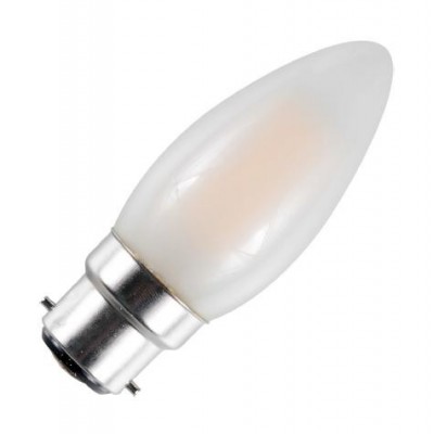 Ba22d LED svíčka  C35x100mm 280Lm 4W 925 TR-stmívatelná matná