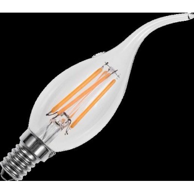 E14 LED svíce plamínek C35x120mm 280Lm 4W 922 TR-stmívatelná čirá