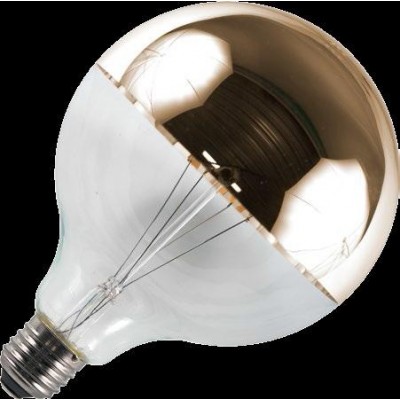 E27 LED vlákno koule Top-Mirror G125x180mm 450Lm 6,5W 925 TR-stmívatelná zlatá