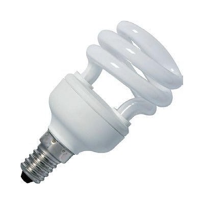 CFL E14 T2 poloviční spirála 230V 8W 47x92 540Lm 2700K 10.000h
