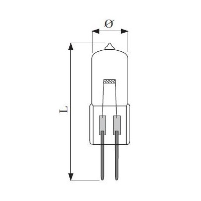 Halo G4 8x31mm 28v 20W čirá Transversal 2.000h UV Stop