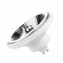 LED AR111 GU10 230V 15W SMD 45° teplá bílá 2700 - 3300K (žluté světlo) bílé provedení
