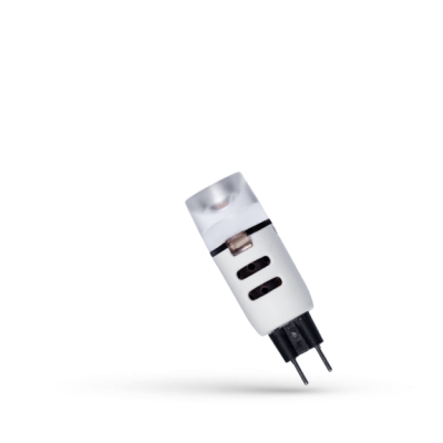 LED G4 válec 12V 1,5W teplá bílá 2700 - 3300K (žluté světlo) MINI 10x23mm