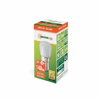 LED panelové podsvícení 230V 2W Ba15d teplá bílá 2700 - 3300K (žluté světlo)