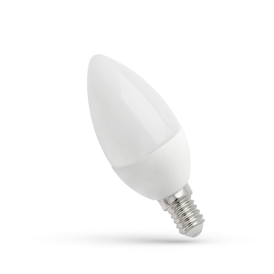 LED svíce E-14 230V 7W studená bílá 6000 - 7000K (bílé světlo)